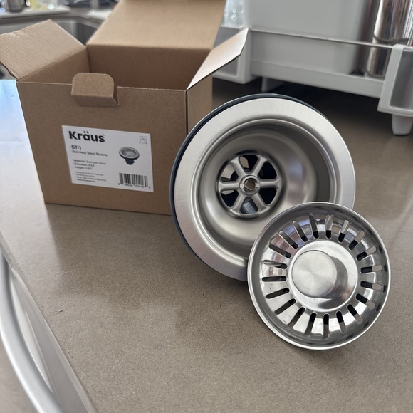 KRAUS Stainless Steel Strainer ST-1 New In Box - Picture 2 of 4
